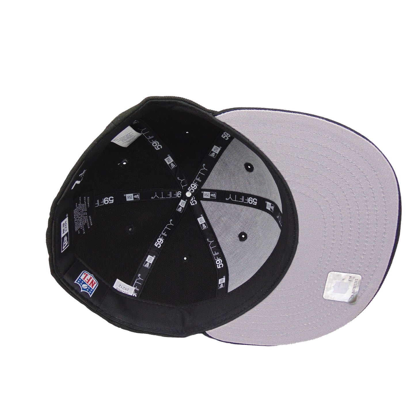Detroit Lions Custom New Era 59FIFTY Cap black