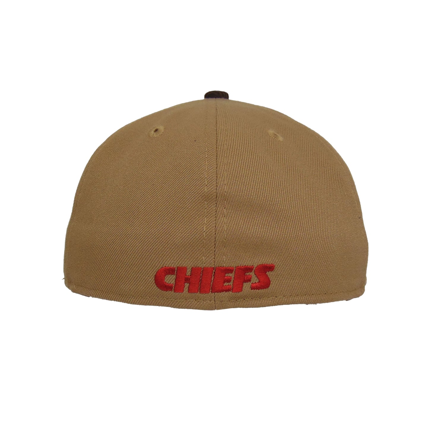 Kansas City Chiefs Custom New Era 59FIFTY Cap Khaki Brown