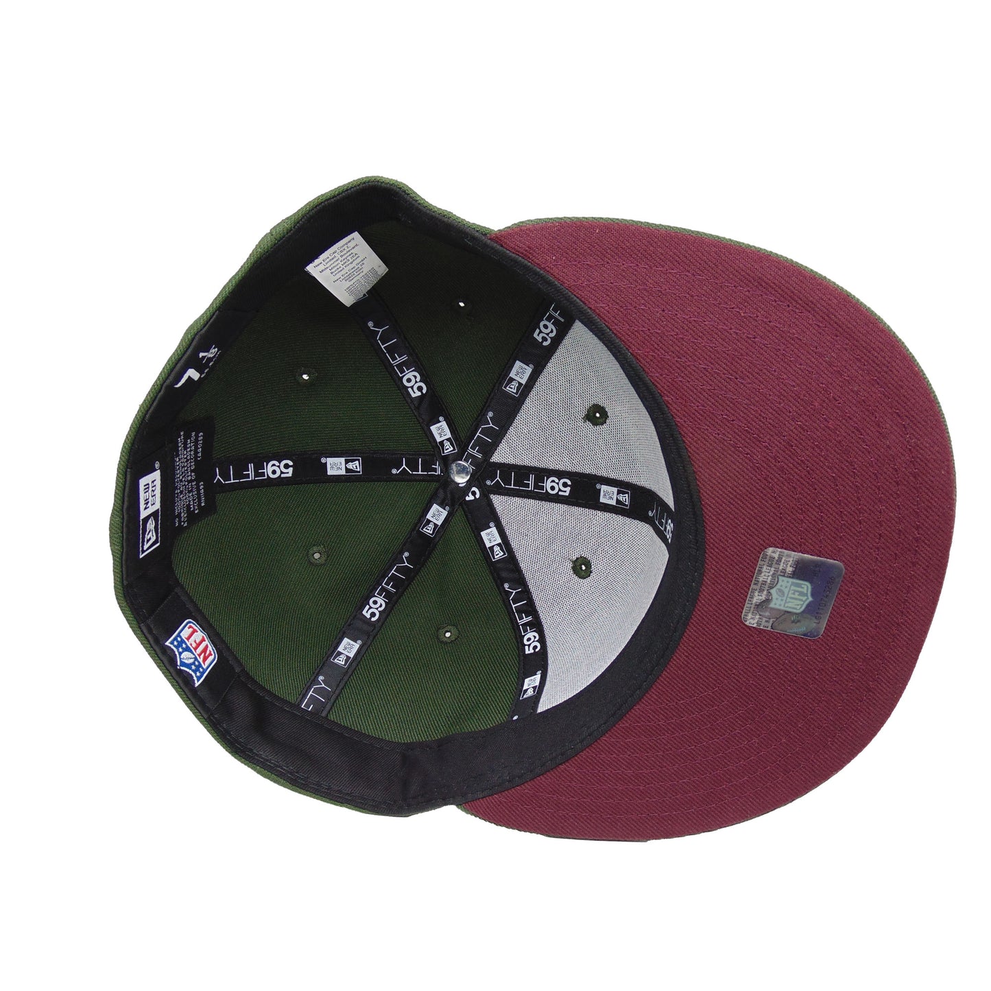 Arizona Cardinals Custom New Era 59FIFTY Cap Dark Seaweed