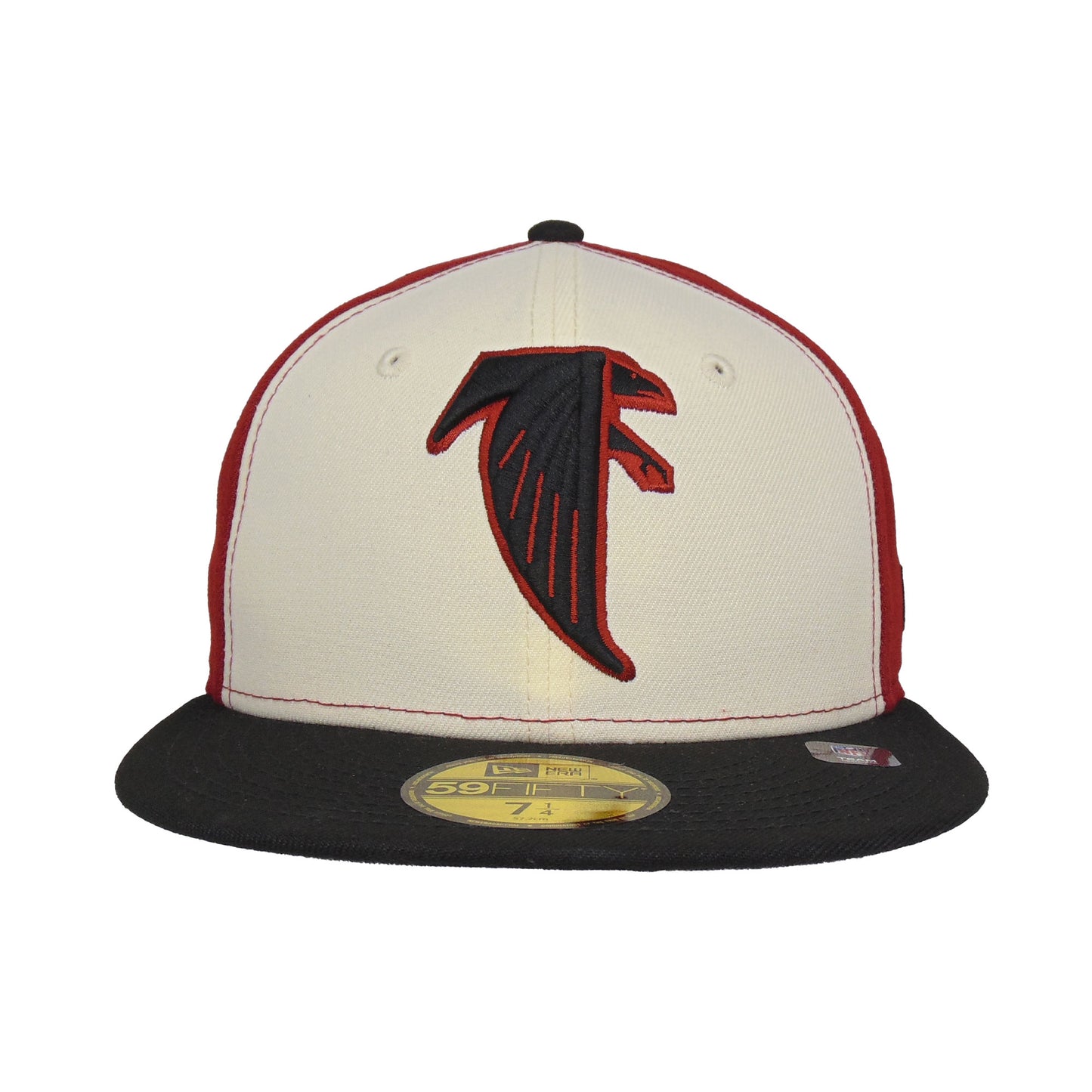 Atlanta Falcons Custom New Era 59FIFTY Cap Chrome Red