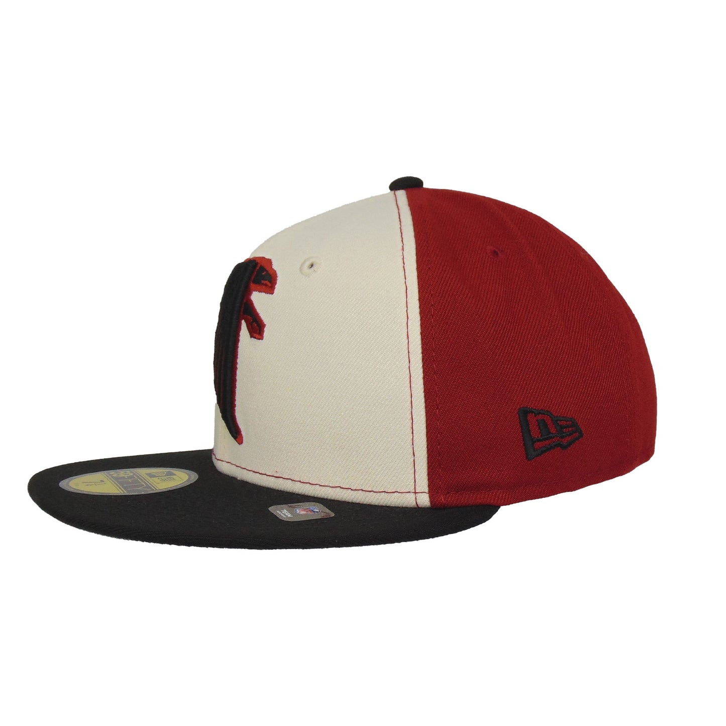 Atlanta Falcons Custom New Era 59FIFTY Cap Chrome Red