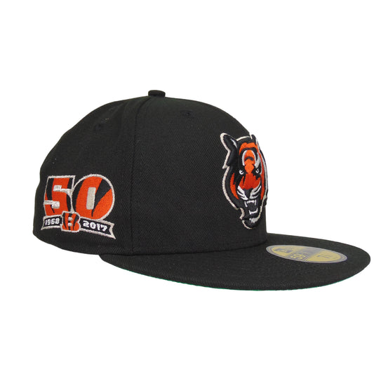 Cincinnati Bengals Custom New Era 59FIFTY Cap Black