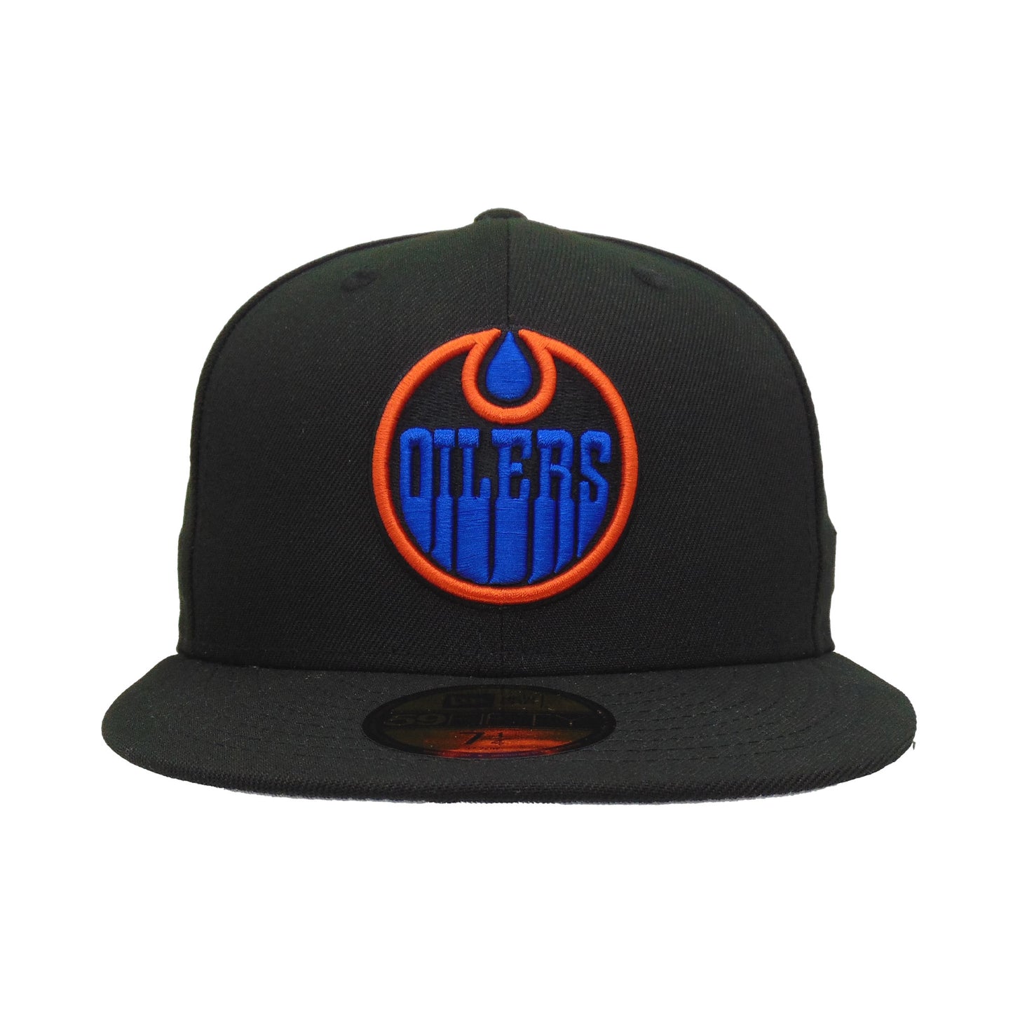 Edmonton Oilers Custom New Era 59FIFTY Cap Black