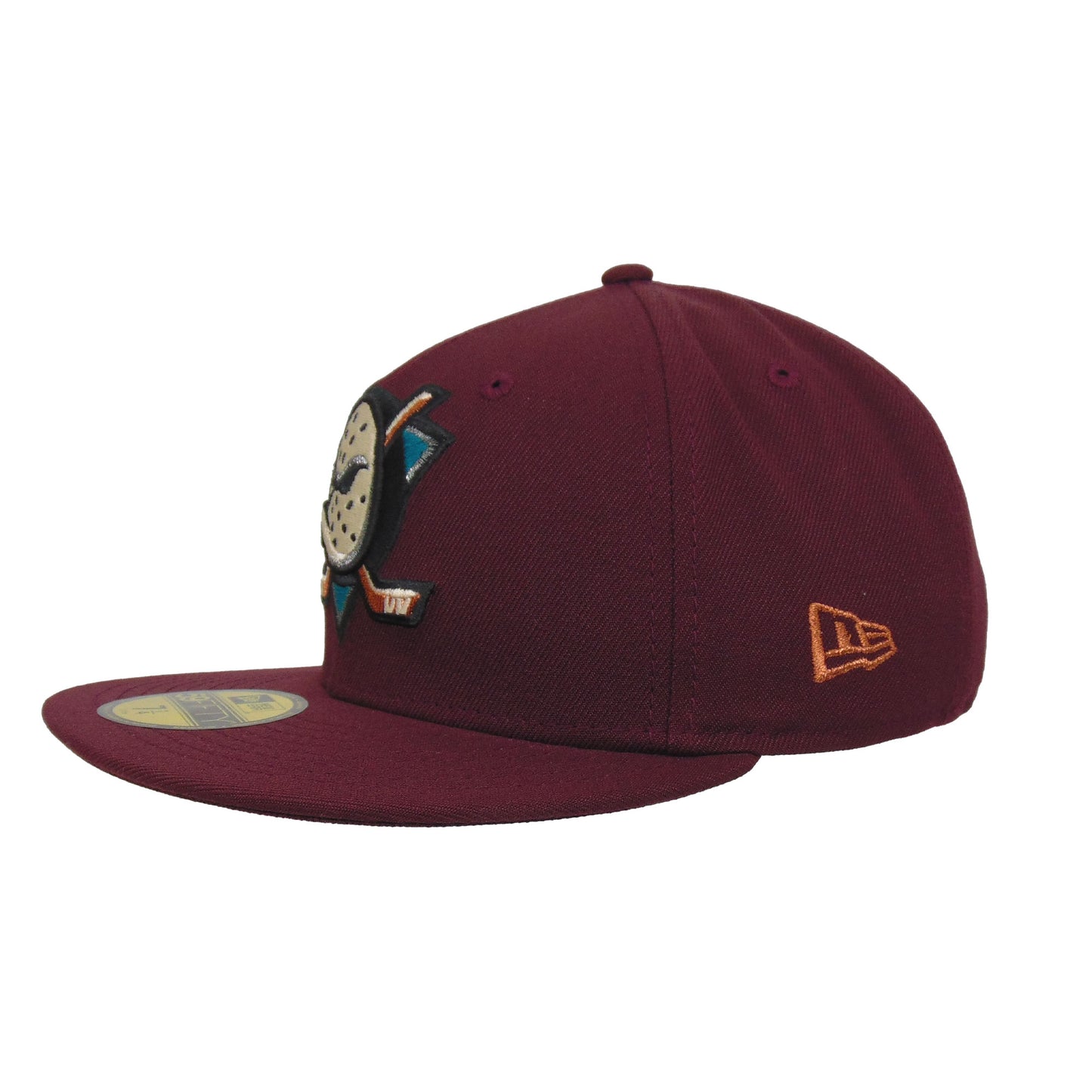 Anaheim Ducks Custom New Era 59FIFTY Cap Maroon
