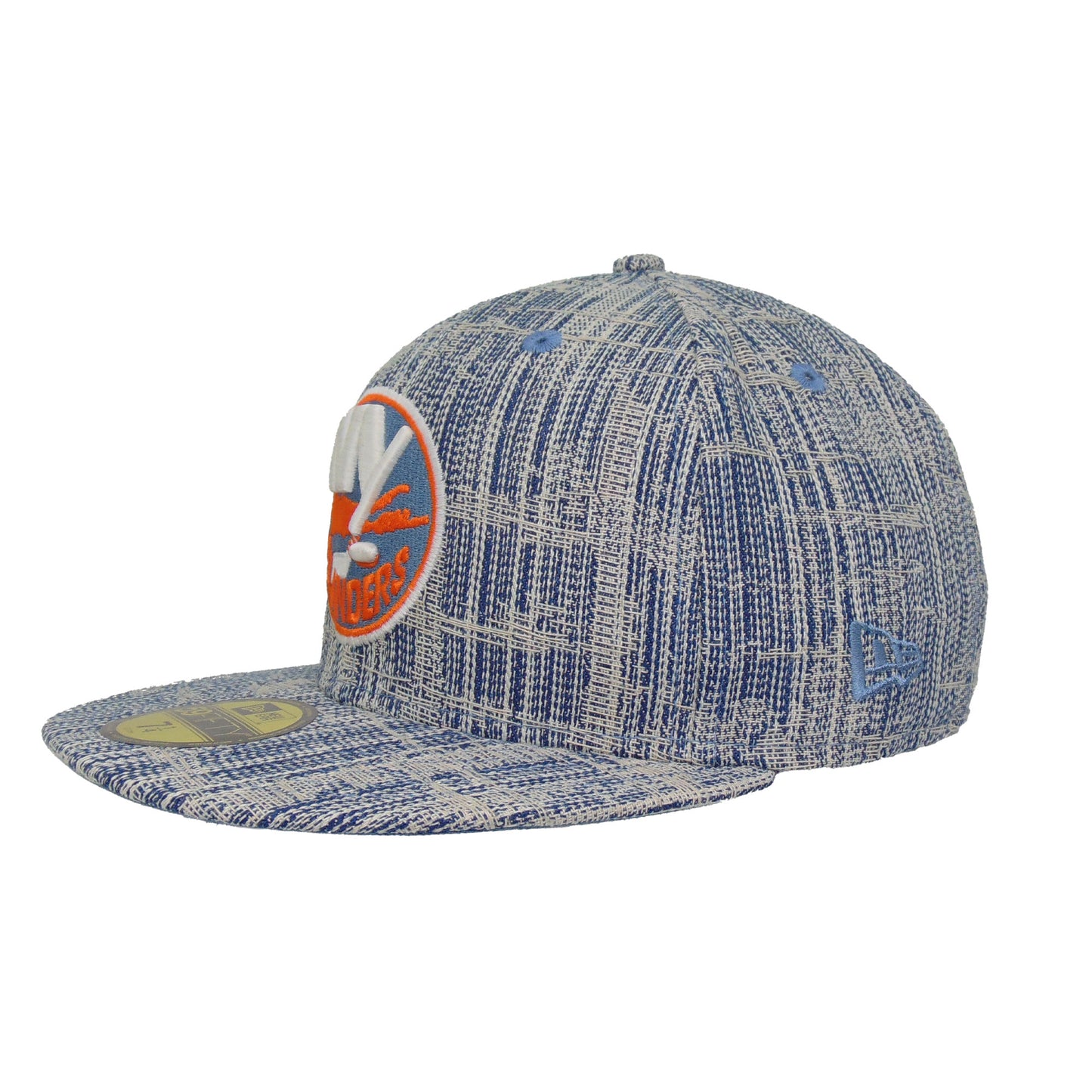 New York Islanders Custom New Era 59FIFTY Cap distressed denim