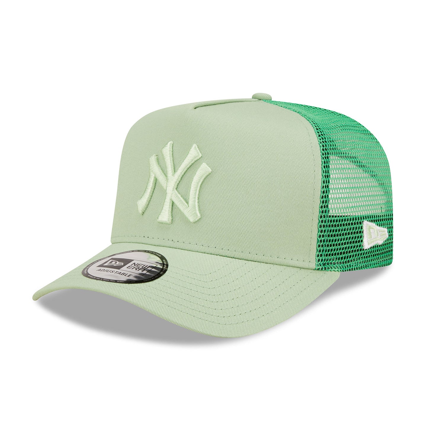 Los Angeles Dodgers New Era Trucker Cap adjustable light green
