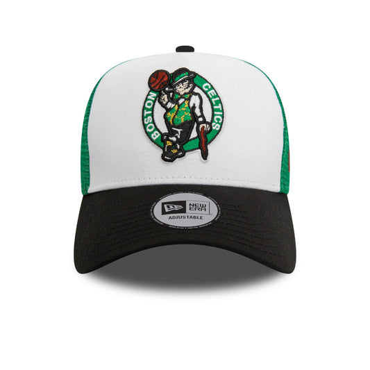 Boston Celtics New Era Trucker Cap Black Kelly