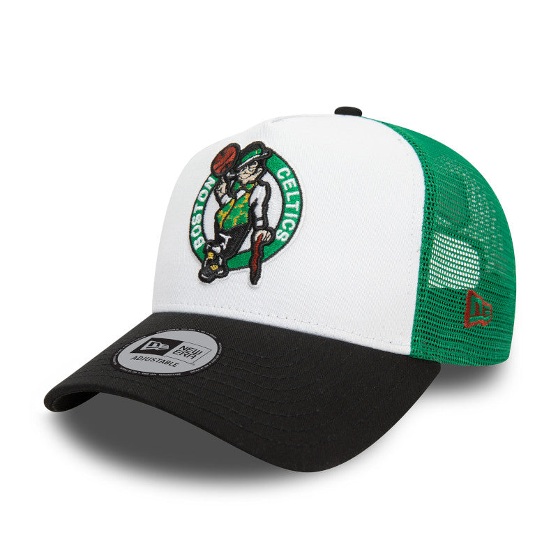 Boston Celtics New Era Trucker Cap Black Kelly