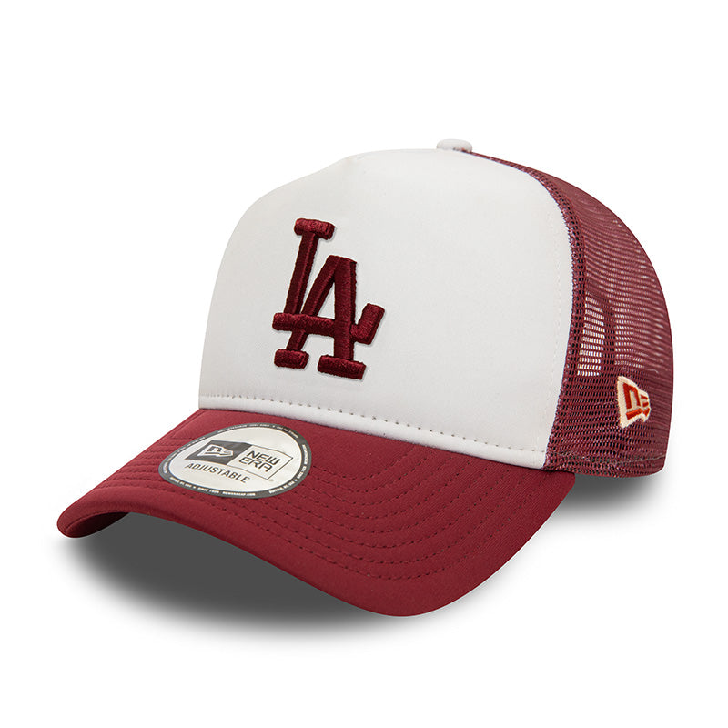 Los Angeles Dodgers New Era Trucker Cap World Series maroon