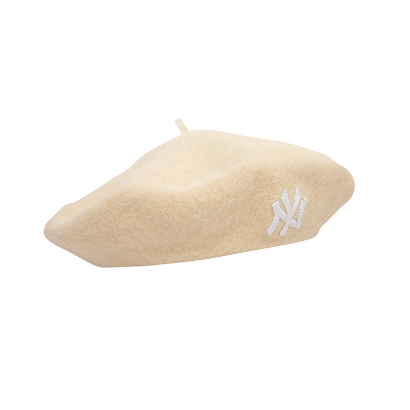 Womens New York Yankees New Era Wool Beret beige