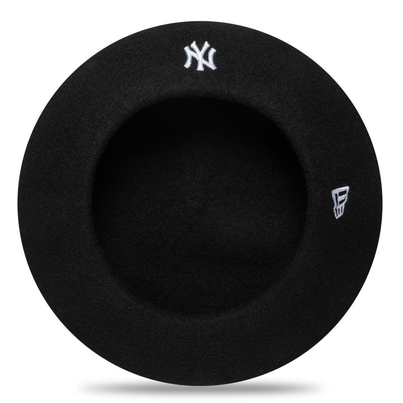 Womens New York Yankees New Era Wool Beret Black
