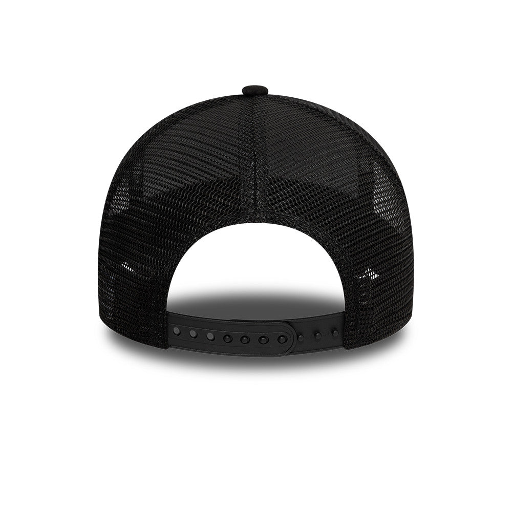 New Era Trucker Cap Adjustable Hot Rod Black