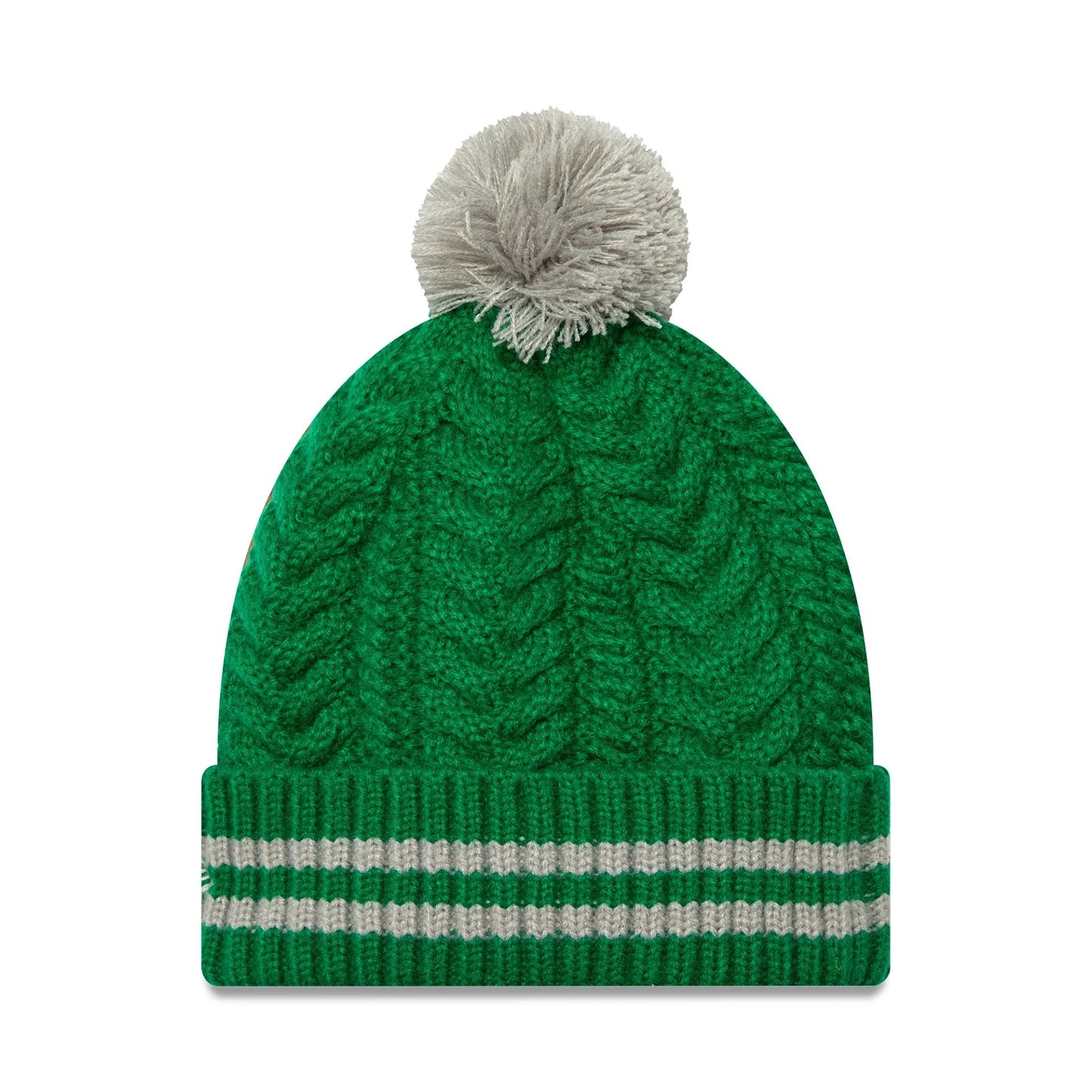 YOUTH New Era Harry Potter Pom Beanie Slytherin green
grey Side View
