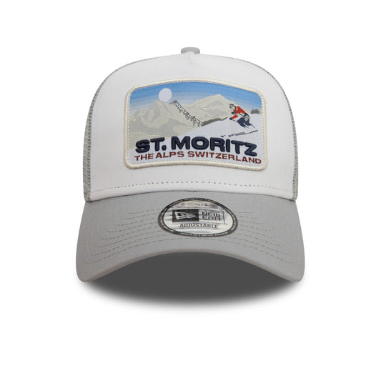 St. Moritz New Era Trucker Cap Adjustable gray