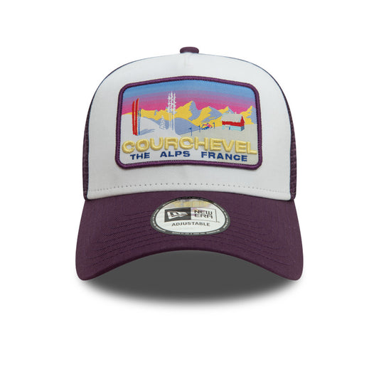 Courchevel New Era Trucker Cap Adjustable purple