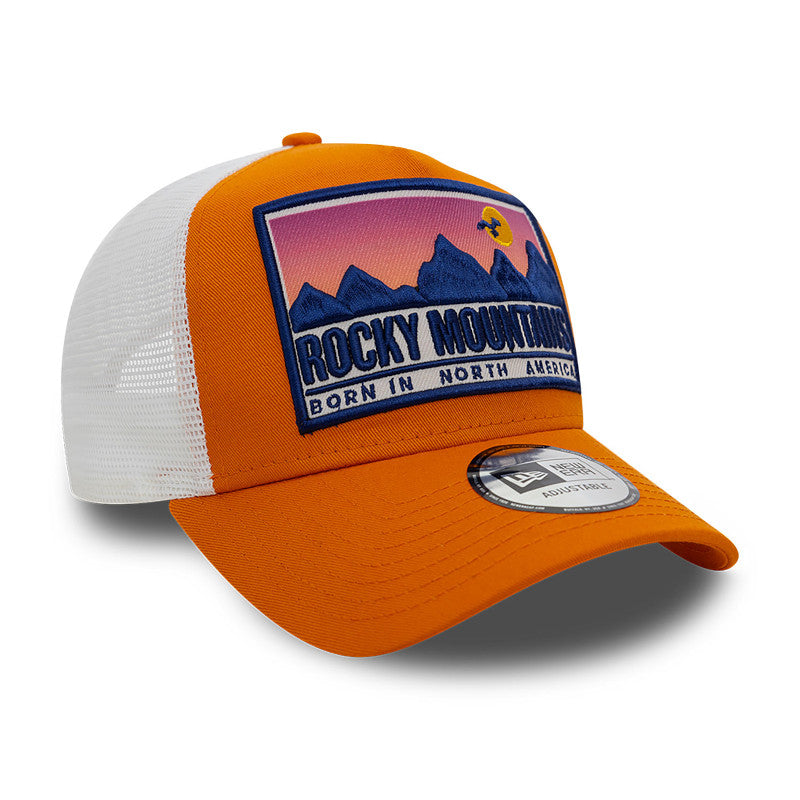 Rocky Mountain New Era Trucker Cap Adjustable orange