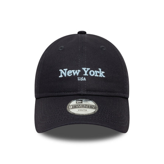 YOUTH 9TWENTY Adjustable New Era Cap New York navy