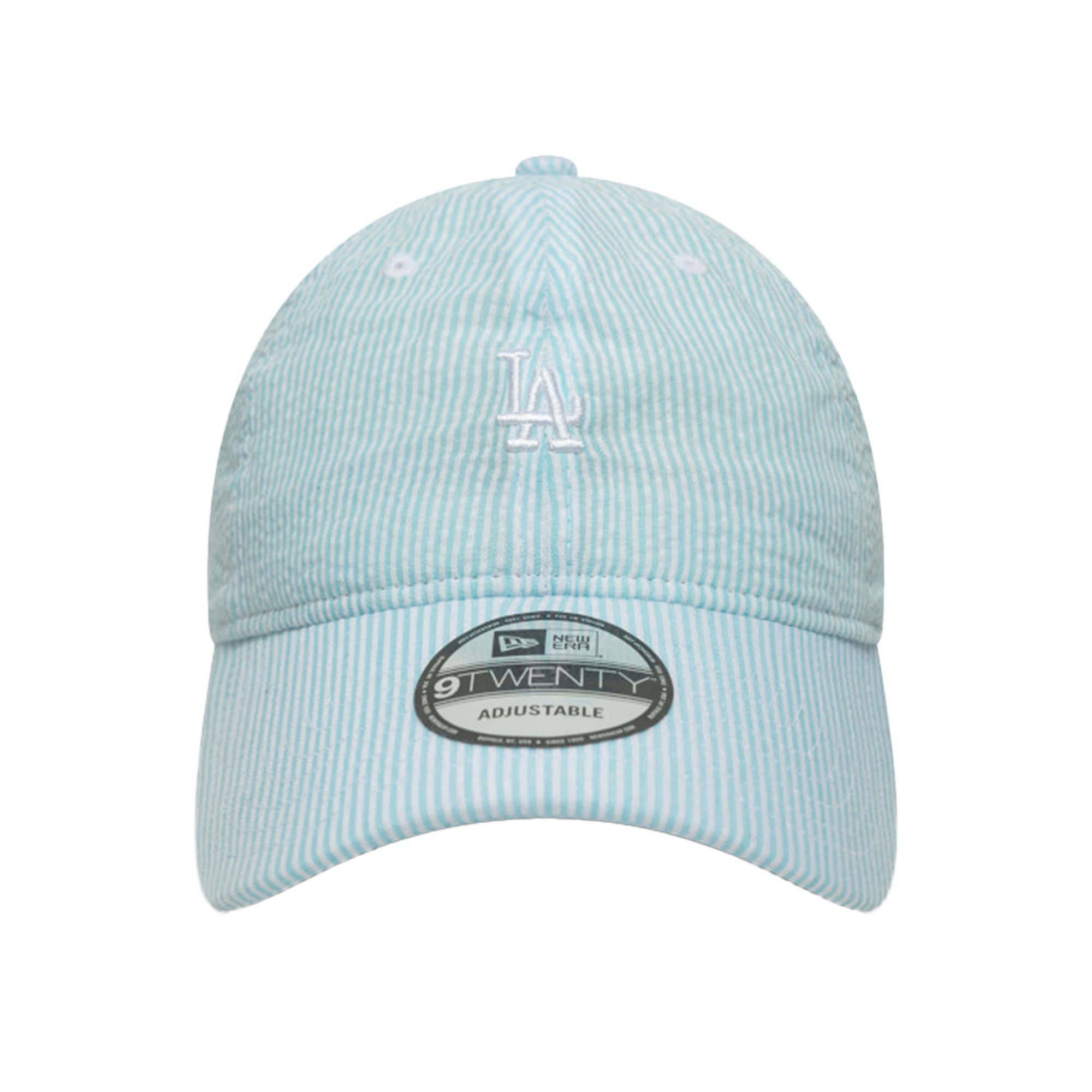 LA Dodgers 9TWENTY Adjustable New Era Cap Mint Seersucker LA Dodgers 9TWENTY Adjustable New Era Cap Mint Seersucker