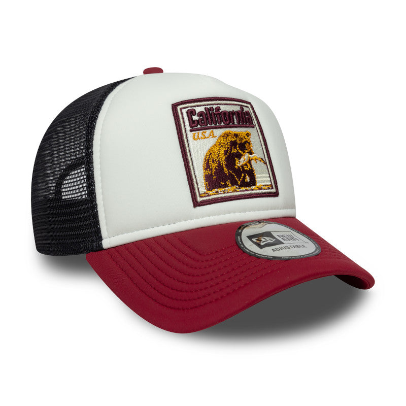 New Era Graphic Patch Trucker Cap California