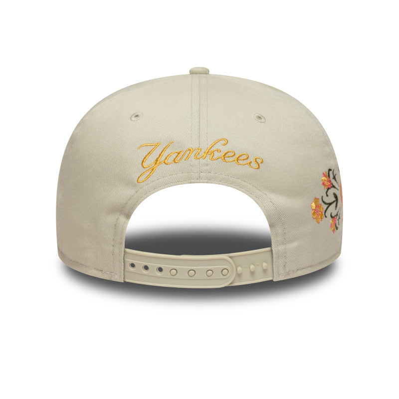 New York Yankees 9FIFTY New Era Cap Floral Icon beige