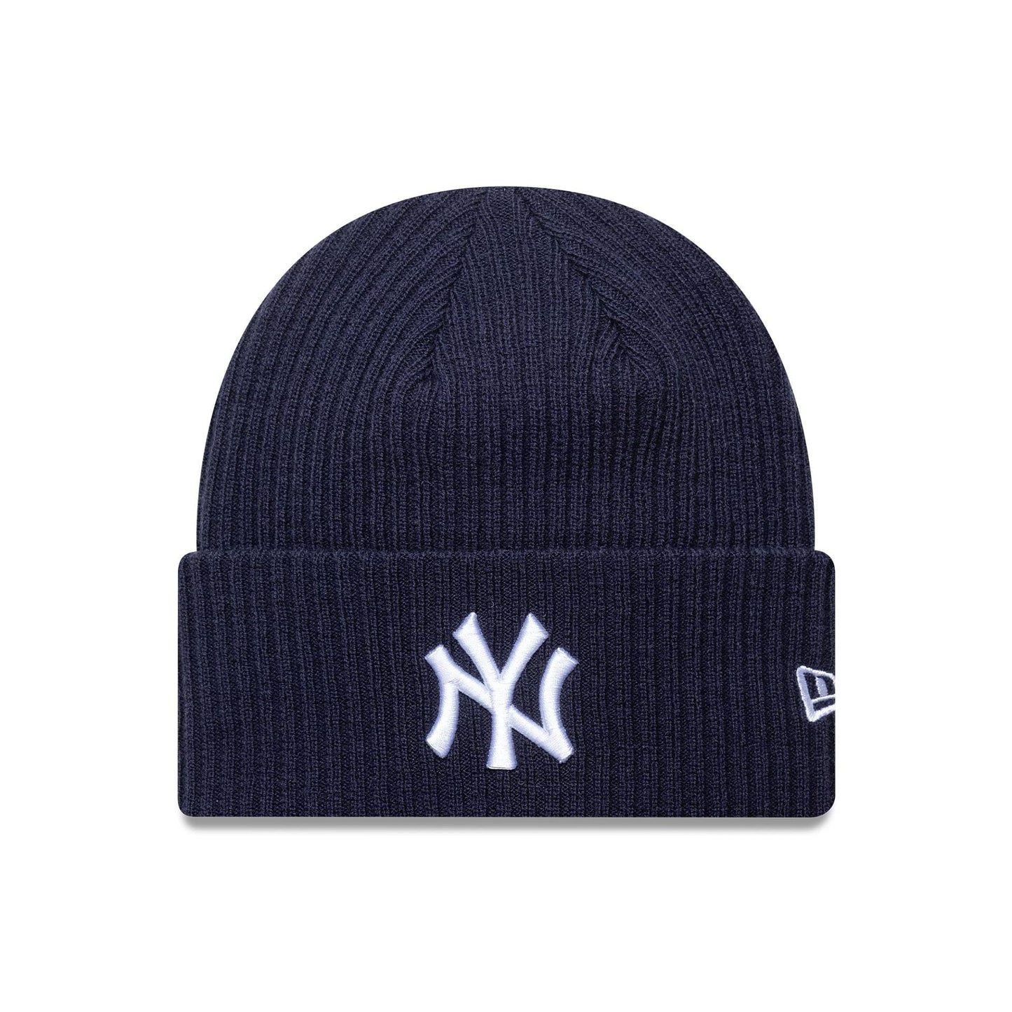 New York Yankees MLB Wide Cuff Knit Beanie Navy