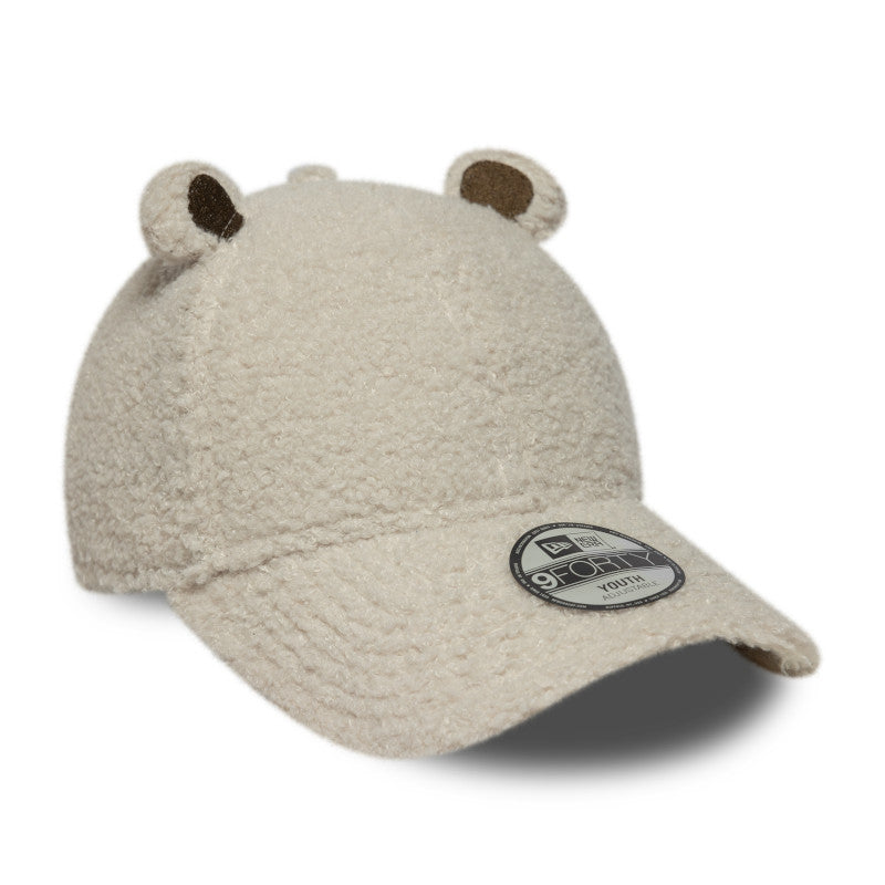 KIDS Winter Borg New Era 9FORTY Cap teddy beige