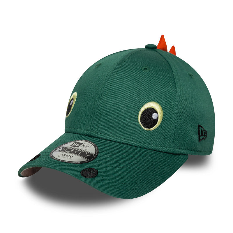CHILD Dragon Face New Era 9FORTY Strap back Cap green