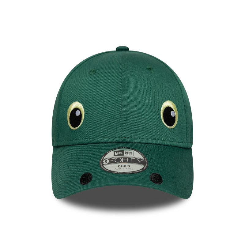 CHILD Dragon Face New Era 9FORTY Strap back Cap green