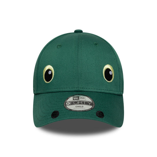CHILD  Dragon Face New Era 9FORTY Strap back Cap green