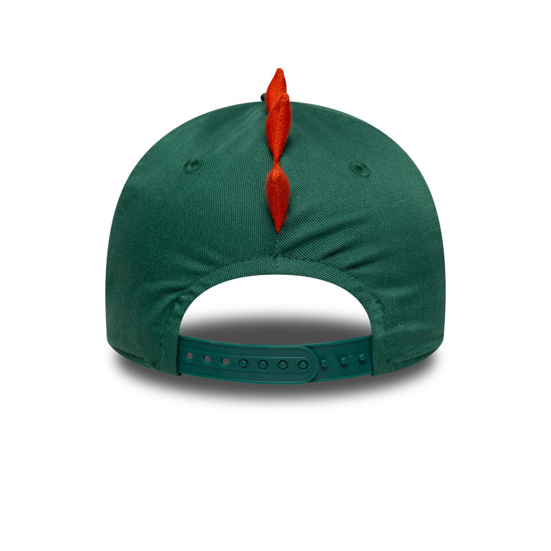 CHILD Dragon Face New Era 9FORTY Strap back Cap green