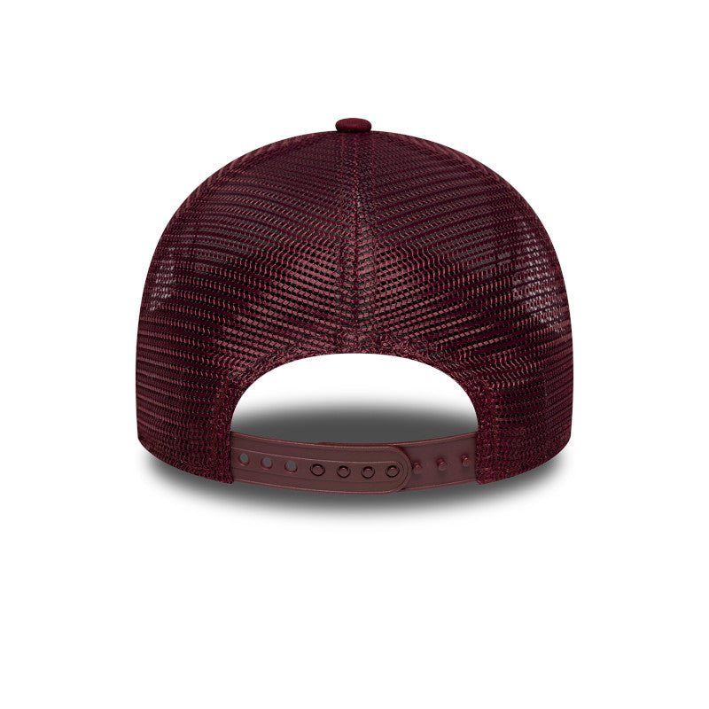 CHILD Teddy Bear New Era Trucker Cap Maroon