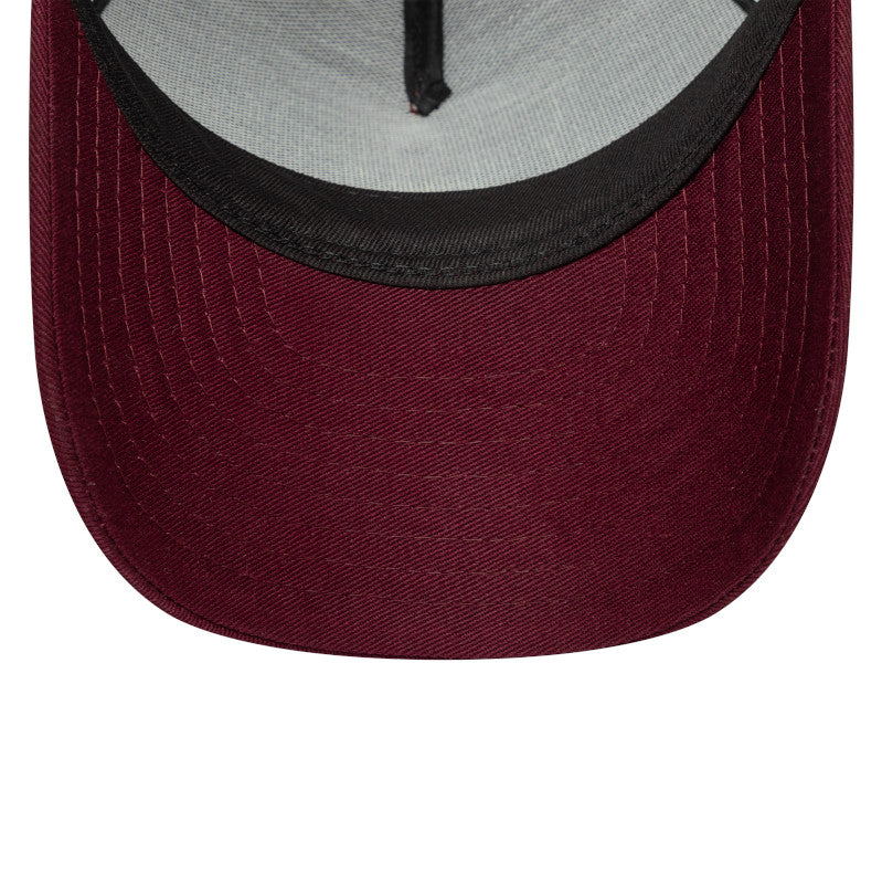 CHILD Teddy Bear New Era Trucker Cap Maroon