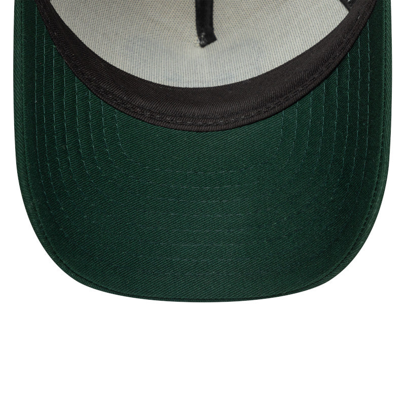 CHILD Teddy Bear New Era Trucker Cap Stone Green