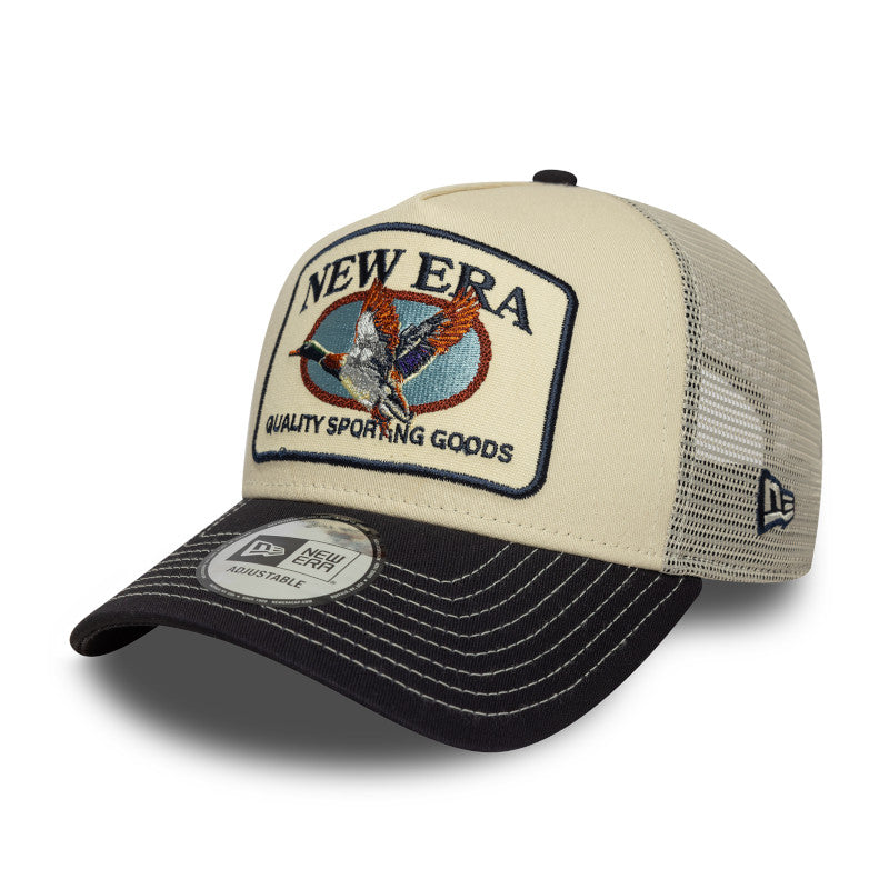 New Era Animal Patch Trucker Cap Stone Duck