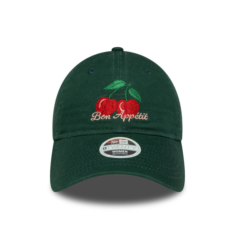Womens 9TWENTY Adjustable New Era Cap Food Icons Cherry