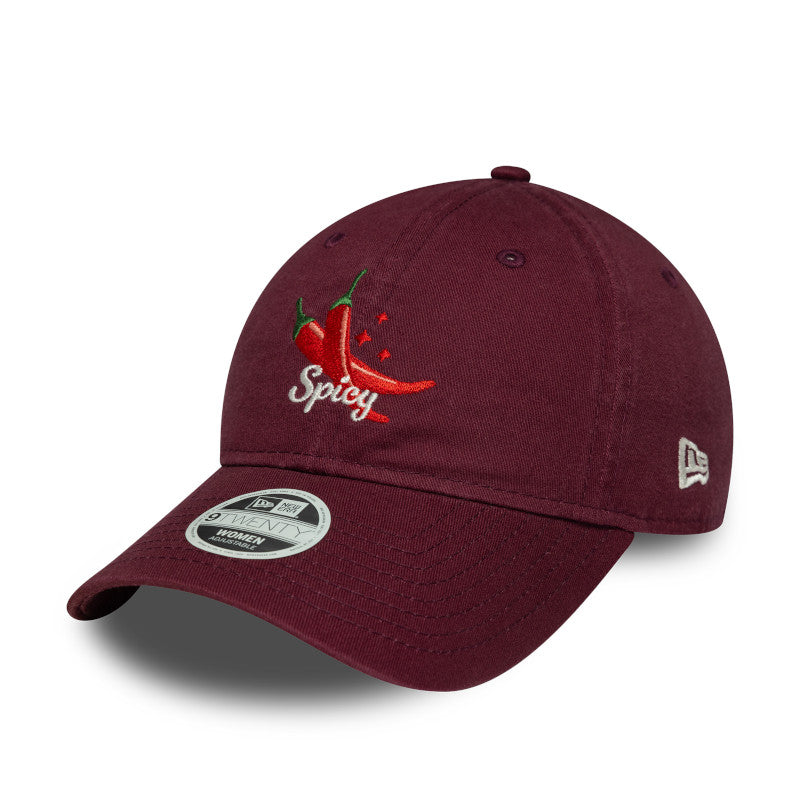 Womens 9TWENTY Adjustable New Era Cap Food Icons Chili