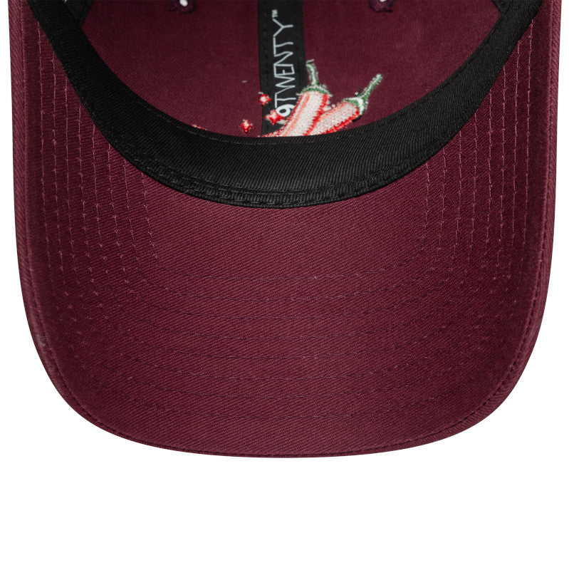 Womens 9TWENTY Adjustable New Era Cap Food Icons Chili