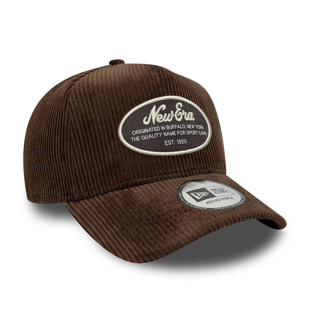 New Era Patch 9FORTY AF Cap brown Corduroy