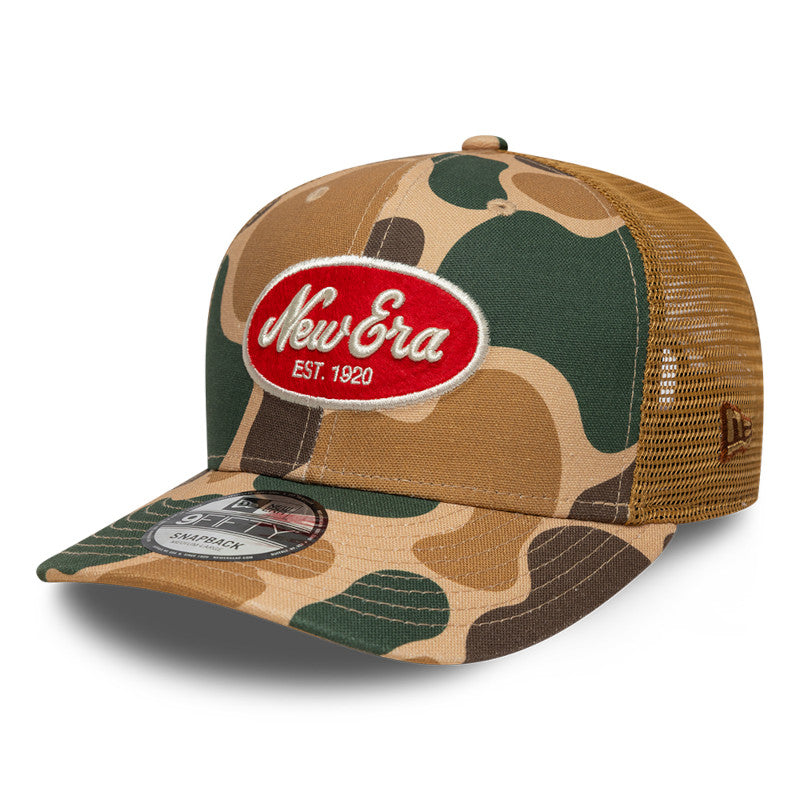 New Era Trucker Cap Duck Camo
