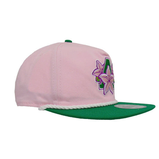 Augusta GreenJackets Azaleas JF Custom New Era GOLFER Cap Pink