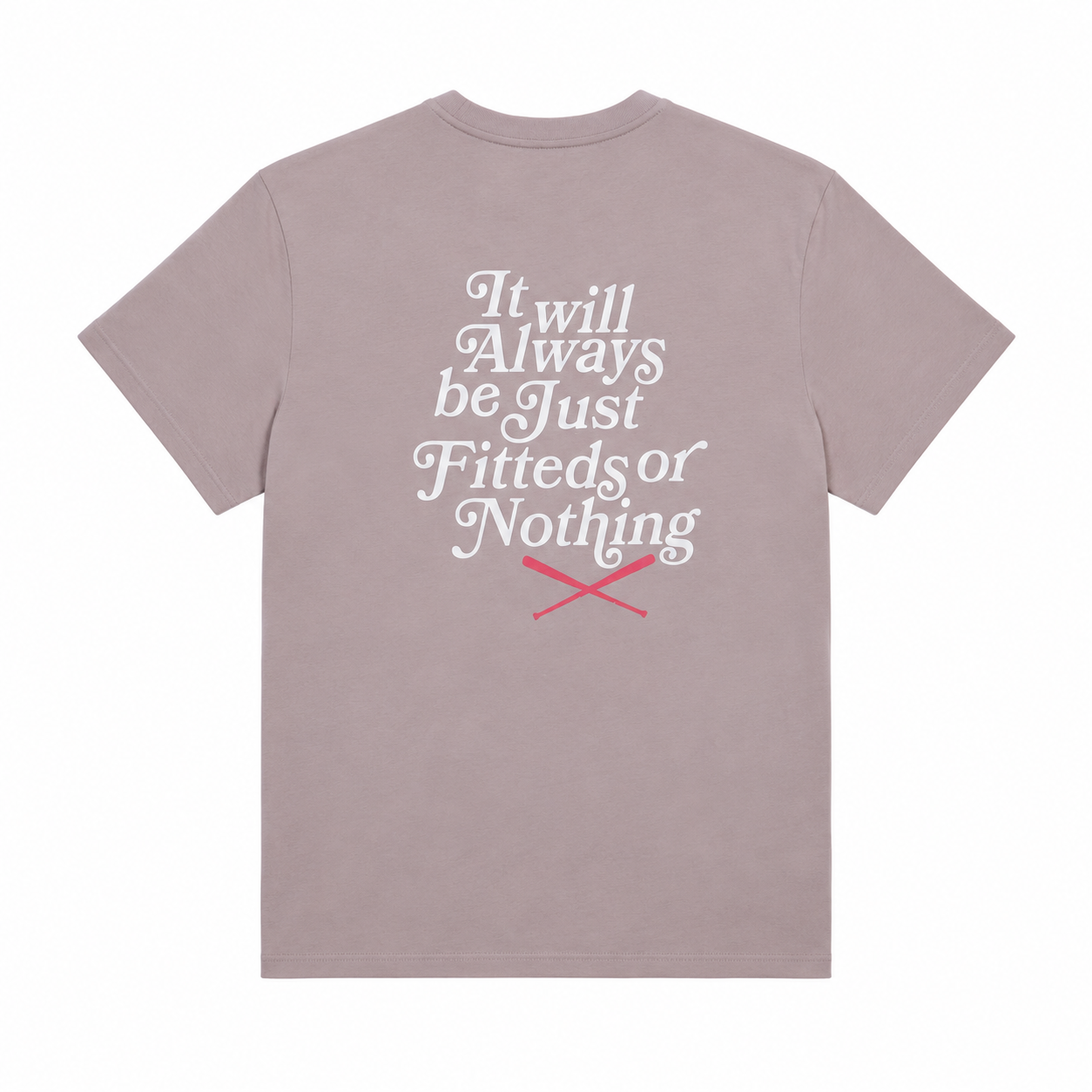 JustFitteds Shirt Rose White Back