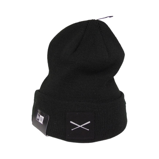 JustFitteds X New Era Cuff Beanie Black