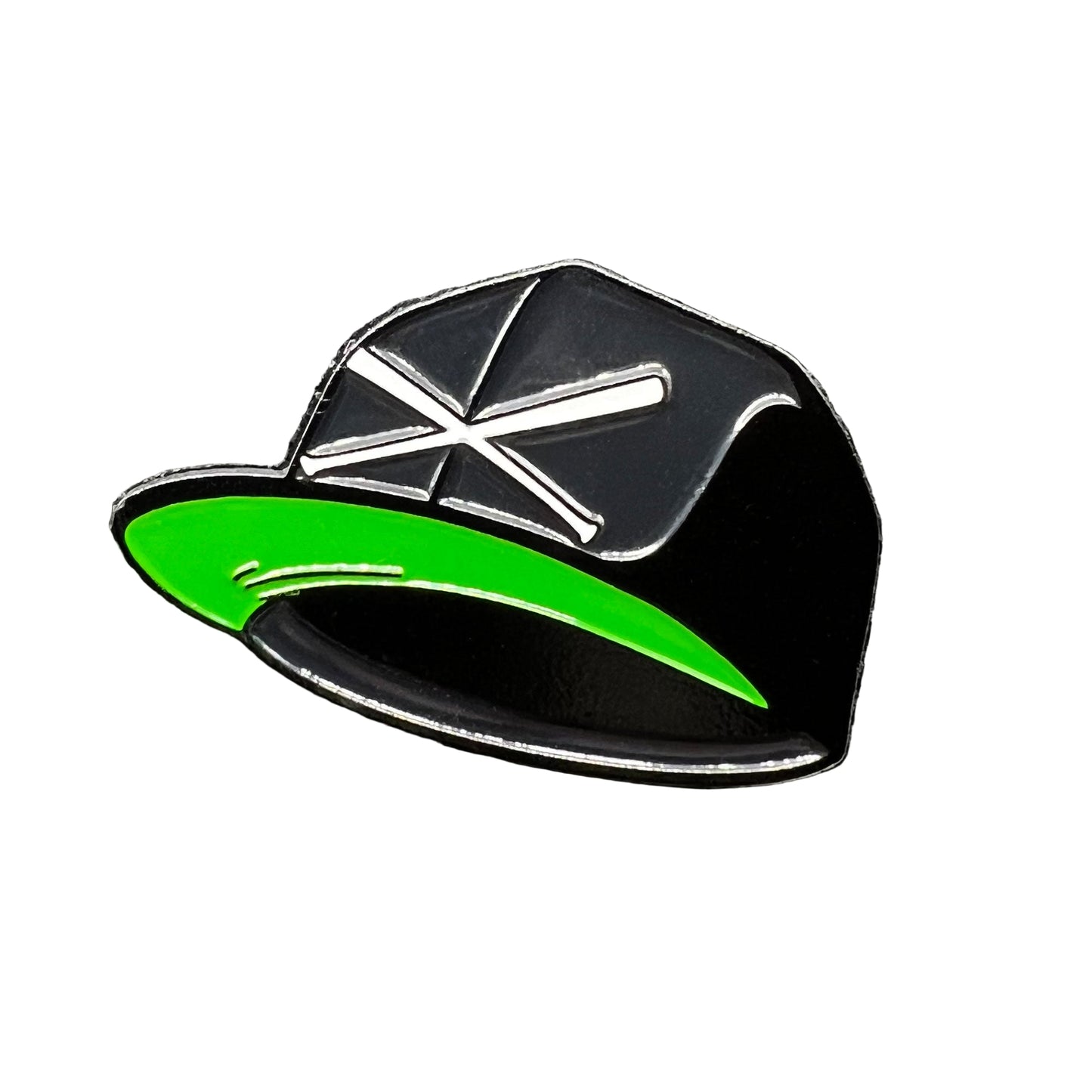 JustfFitteds Black Cap Metal Pin