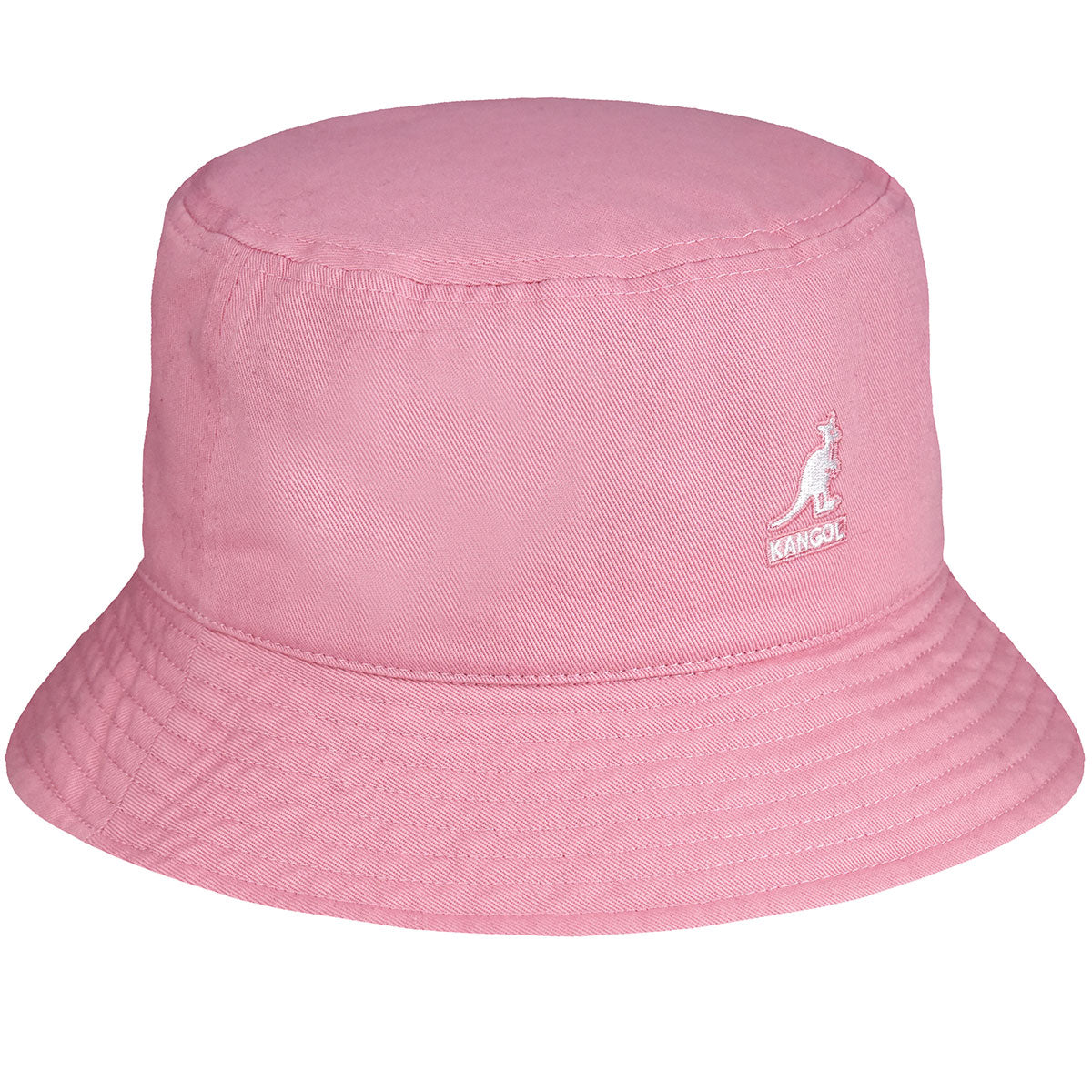 Kangol washed Bucket Pepto pink