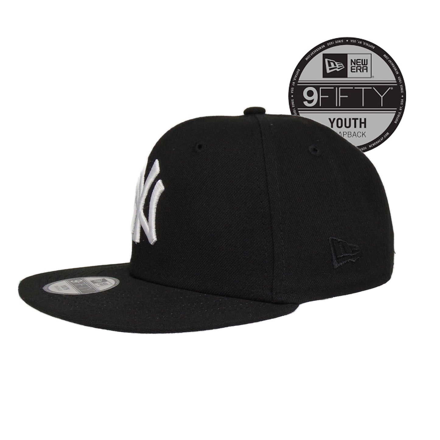 New York Yankees Custom New Era 9FIFTY YOUTH Snap back Cap Black
