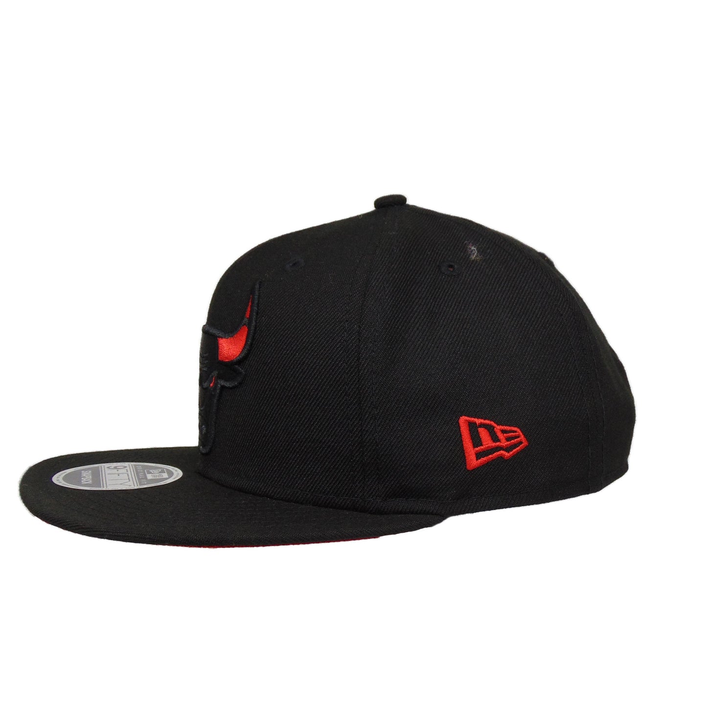 Chicago Bulls Custom New Era 9FIFTY Snapback Cap Black