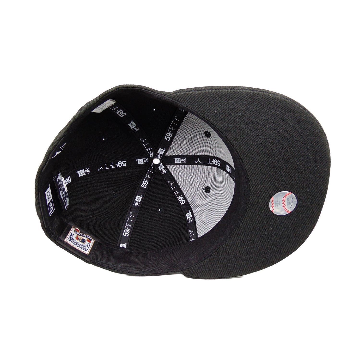 Brooklyn Dodgers Cooperstown 59FIFTY New Era Cap Blackout