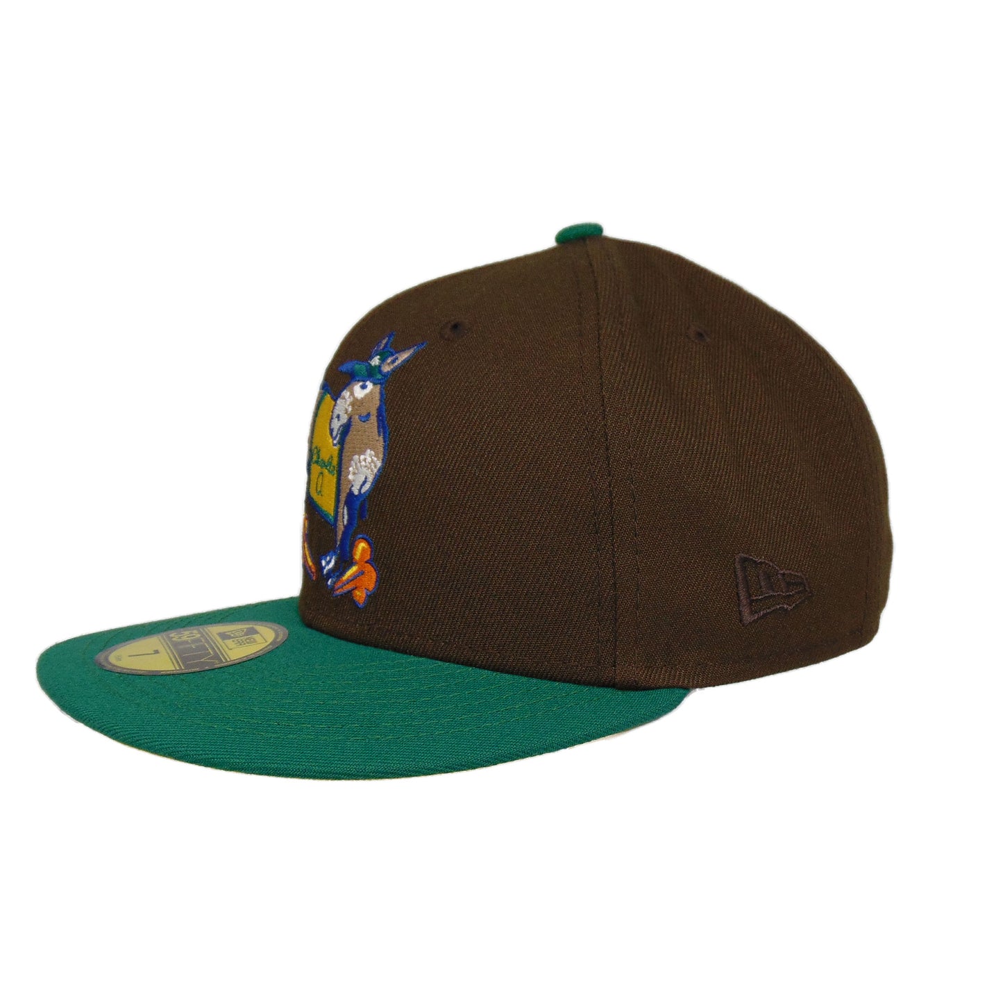 Oakland Athletics Custom New Era 59FIFTY Cap brown green