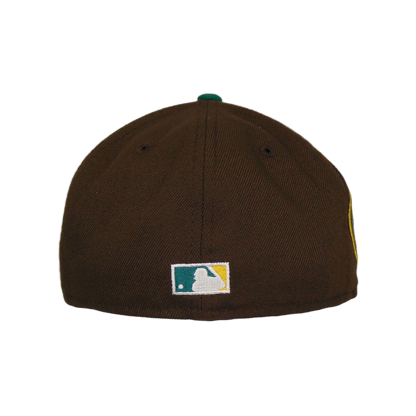 Oakland Athletics Custom New Era 59FIFTY Cap brown green