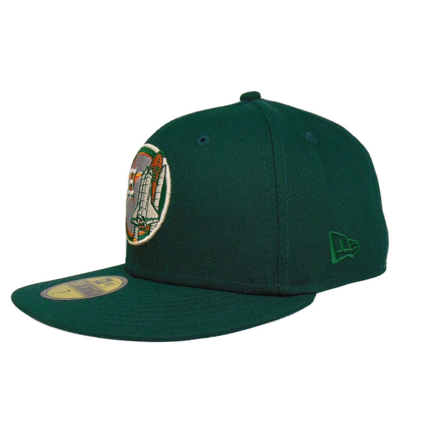 Houston Astros Custom New Era 59FIFTY Cap dark green Apollo 11